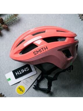 NWT Smith Persist 2 MIPS Bike Helmet Adult Large 59-62cm Coral Red Koroyd
